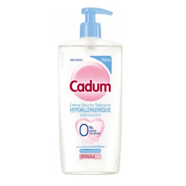 Bouteille de Crème Douche Tolérance Hypoallergénique - Sans Sulfate