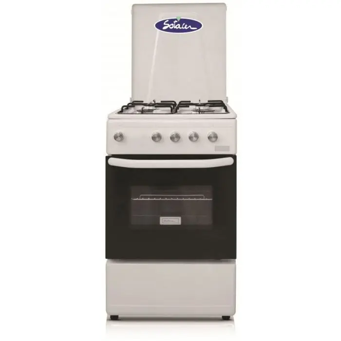 Cuisinière à Gaz 4 Feux - TGG 1005W - Blanc
