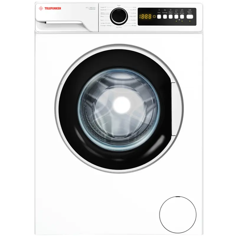LAVE LINGE FRONTAL 8KG TELEFUNKEN TL0812T2W - 1200T - BLANC