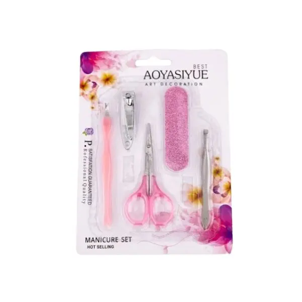 Set de Manucure 7 pièces - Rose