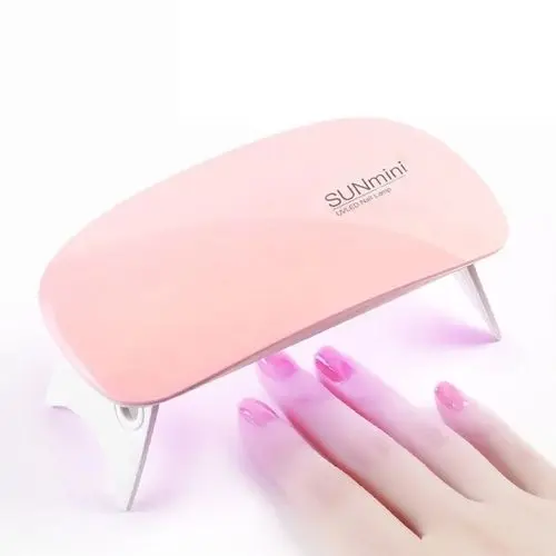 Mini Lampe UV LED Portable 6 W Sèche Ongles ROSE