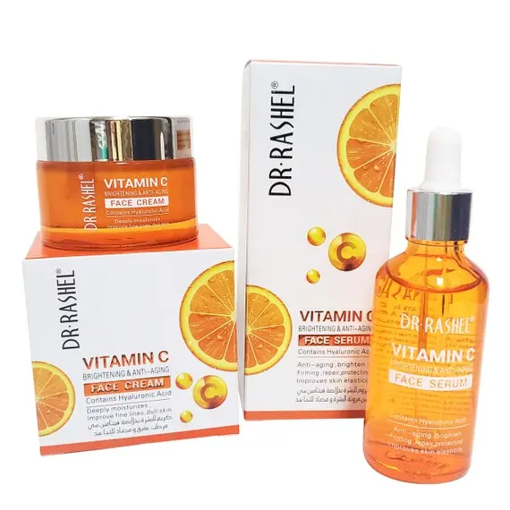 Dr Rashell Pack Soin De Visage crème avec sérum vitamine C – 50 mlX2