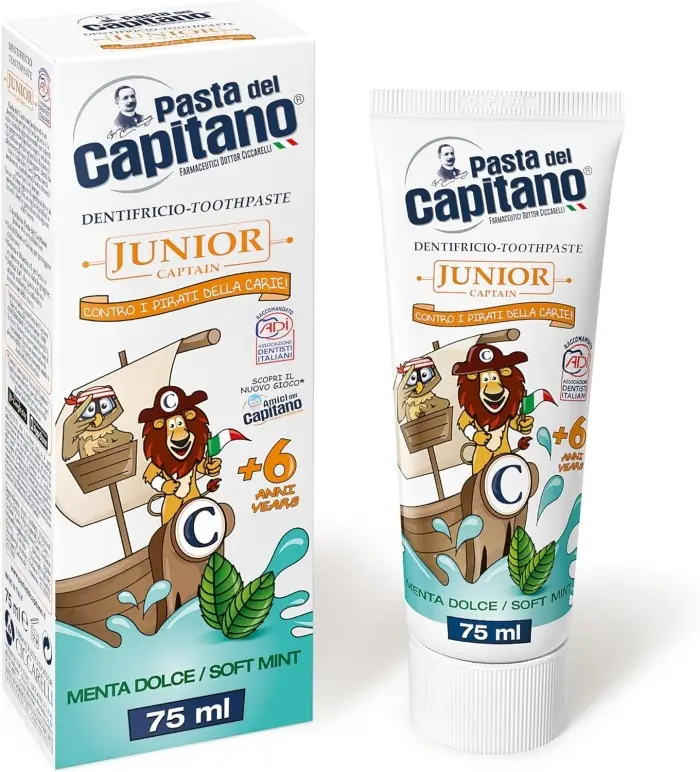 Pasta Del Capitano Dentifrice Contre la Plaque et la Carie Dentaire +6ans 75 ml