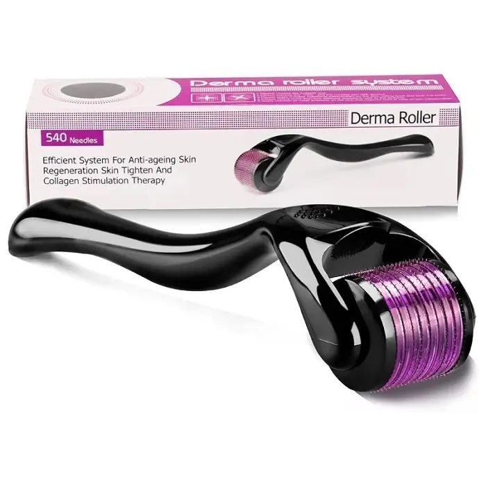 DERMA ROLLER Rouleau Massage Et Soins Visage 0.5 mm