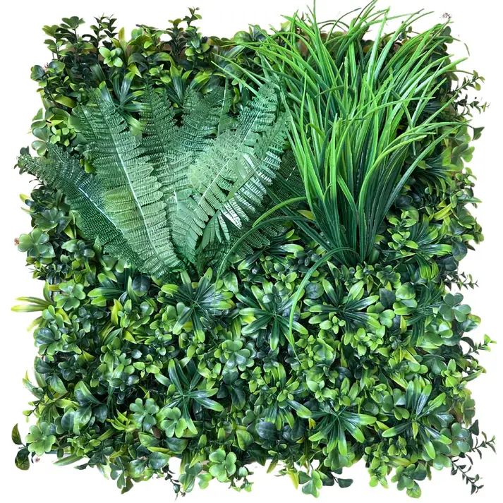 Panneau décoratif 3D BOLZANO - Mur végétal artificiel - 50cm*50cm