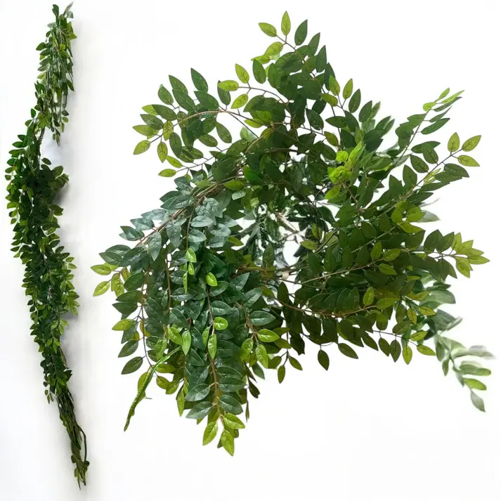 Tige de feuille artificiel pour décoration et aménagements floraux