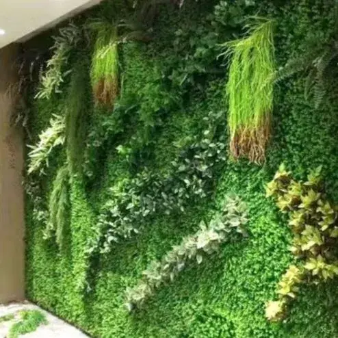 Mur végétal Artificiel ROYAL - panneaux Intérieur et Extérieur - 1m*1m