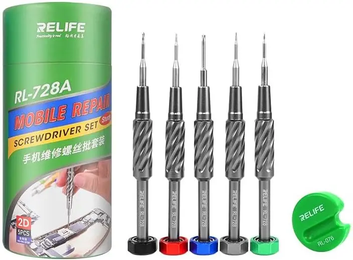 fonefunshop Relife RL-728A Kit de tournevis de réparation pour téléphone portable