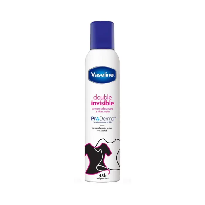 Vaseline Déodorant Femme Double Invisible 48 Heures De Protection 250Ml
