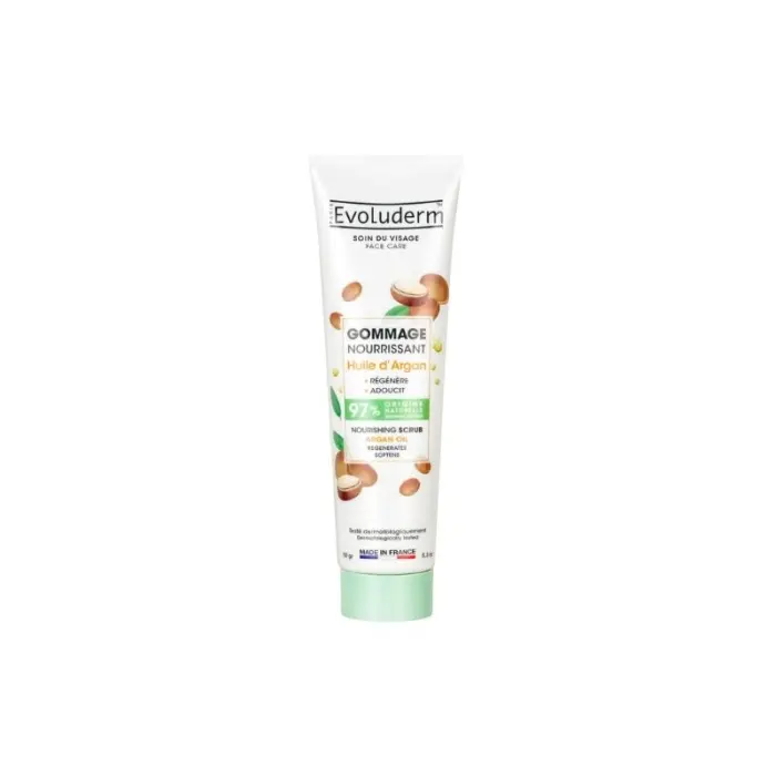 Gommage Soin de Visage Nourrissant à l'Huile d'Argan 150 g Evoluderm