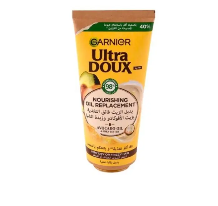 Garnier Ultra Doux Remplaçant d'Huile Nourrissant 98 % Origine Naturelle 200ml