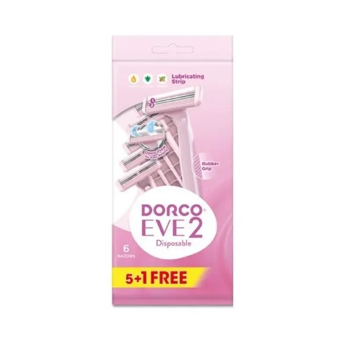 6 Rasoirs Jetables pour Femmes Dorco