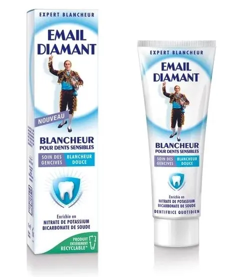 Email Diamant Blancheur Dentifrice Dents Sensibles 75 ml