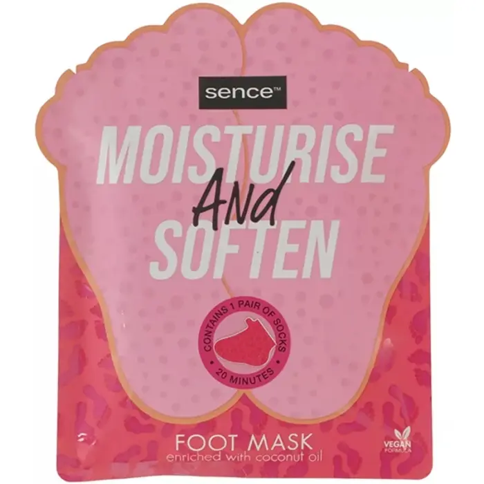 SENCE 2 Masques pour les Pieds Vegan 2 x 20 m