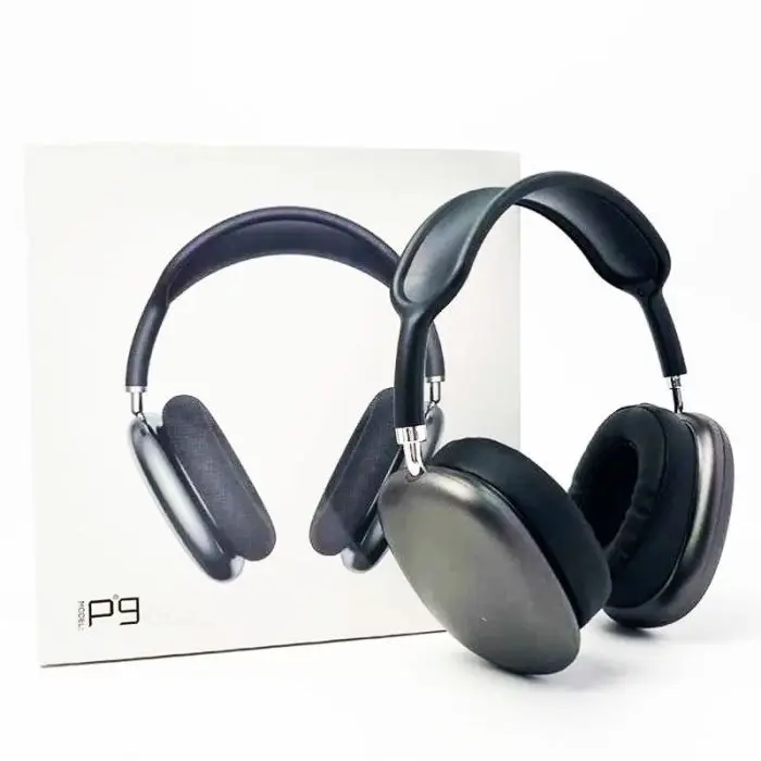 Casque Sans Fil P9 Bluetooth Avec Emplacement Carte Memoire - Silver