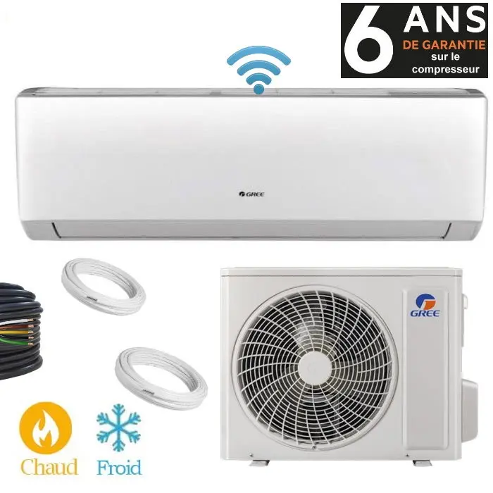 Climatiseur Inverter GREE Tropicalisé 12000BTU Chaud/Froid Smart - Garantie 3ans