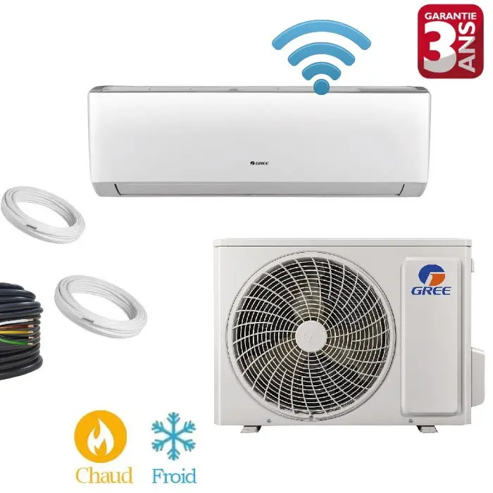 CLIMATISEUR INVERTER TROPICALISÉ SMART 24000 BTU CHAUD&FROID - GARANTIE 3ANS