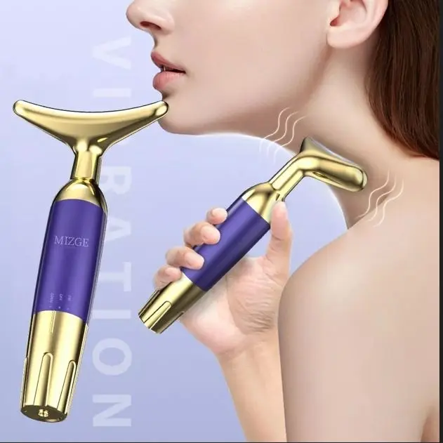 Appareil de Lifting & Massage Visage & Cou Avec Vibration