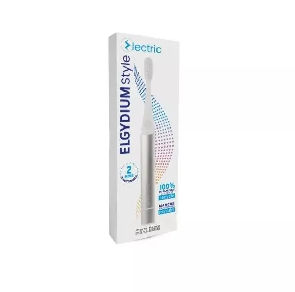 Élégydium Style Brosse à Dents Electrique Argentée