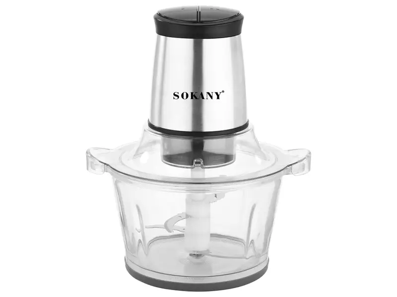 Hachoir électrique en verre 2 Litre 800 watt 4 lame