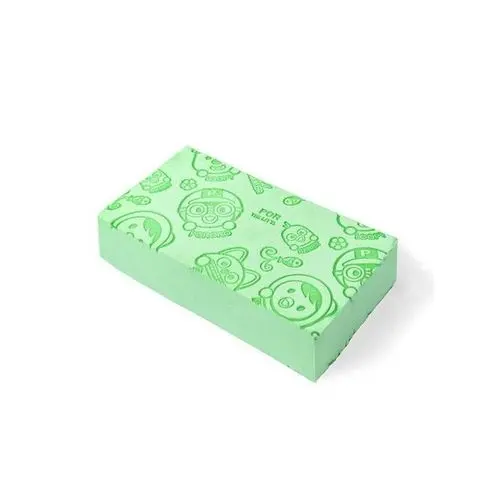 Éponge de Bain Magique en Fiber de Corée Pour Gommage Vert