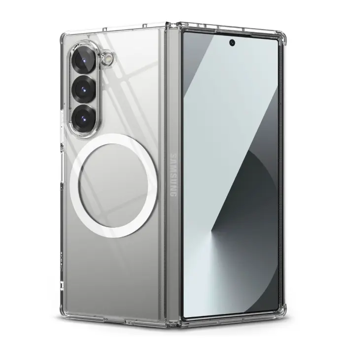 Coque Pour Samsung Galaxy Z Fold 5 Magsafe Transparent