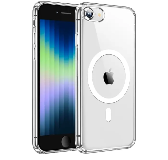 Coque pour iPhone 7 Plus & 8 Plus MagSafe Magnétique Transparent