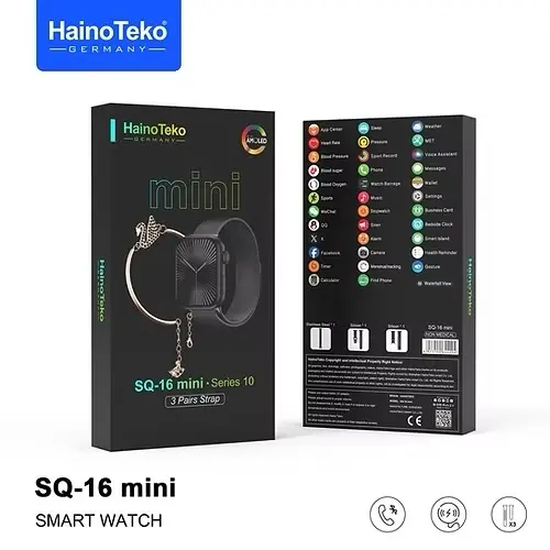 Smart Watch Haino Teko SQ-16 Mini AMOLED & 3 Bracelets