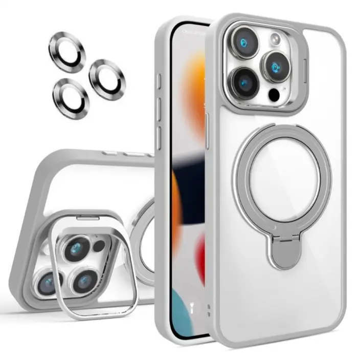 Coque Pour iPhone 16 Pro Magnétique MagSafe Avec 3 Protecteurs Caméra