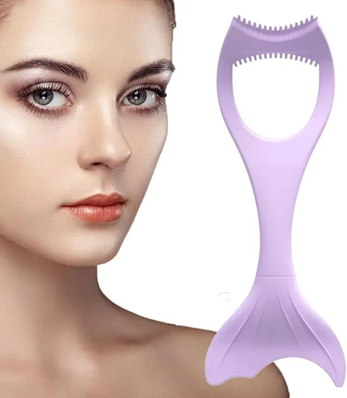 Outil de Maquillage Multifonctions en Silicone Violet