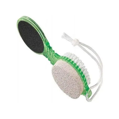 Brosse de Pédicure Multi Usages 4 en 1 Pieds Vert