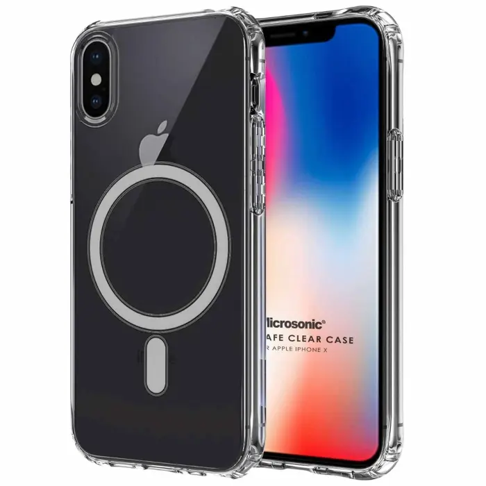Coque pour iPhone X & XS MagSafe Magnétique Clear Transparent