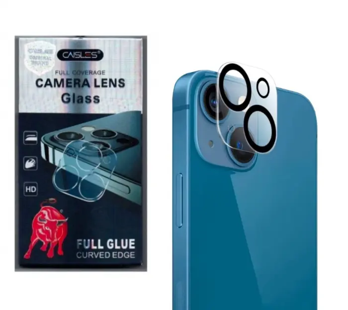 CAISLES Protecteur en Verre Trempé Pour Objectifs Caméra iPhone 14