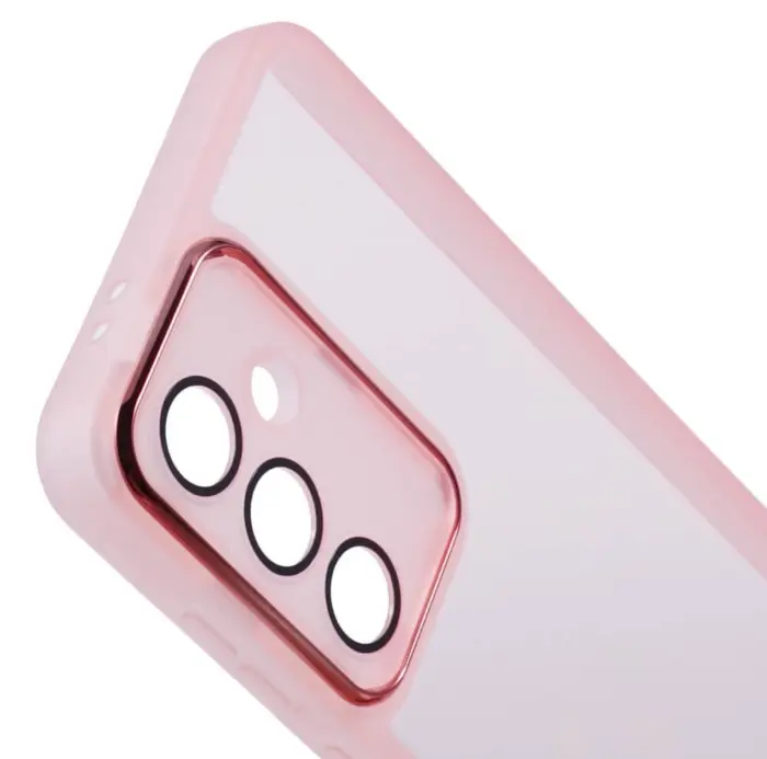 Coque pour Samsung A24 4G Luxe Soft Silicone Rose