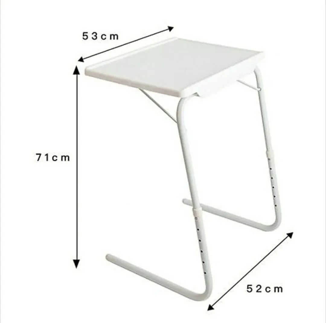 Table multifonctionnelle - Pliante - Ajustable - Table de lit