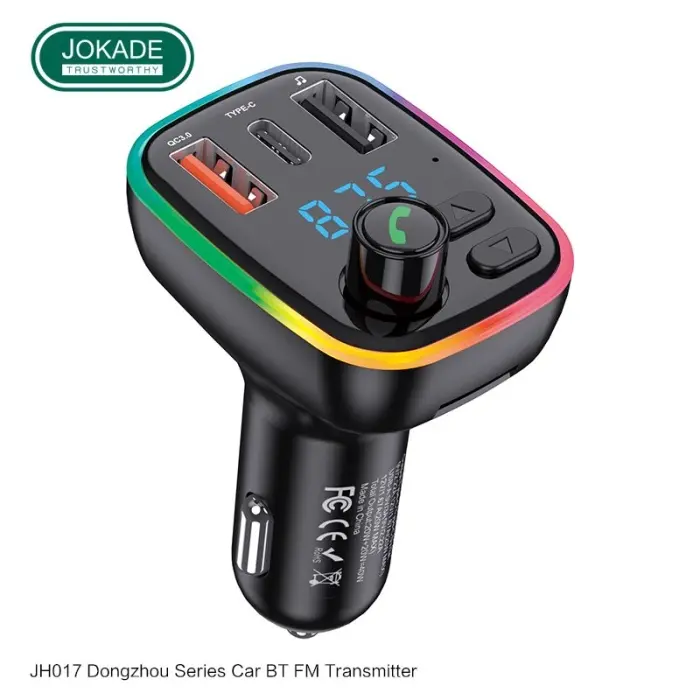 Chargeur Rapide De Voiture Double Port 40w 3A Avec Émetteur Fm
