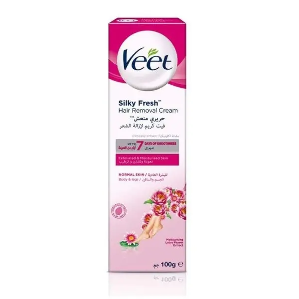 Veet Crème Dépilatoire Peaux Normale 100 Ml