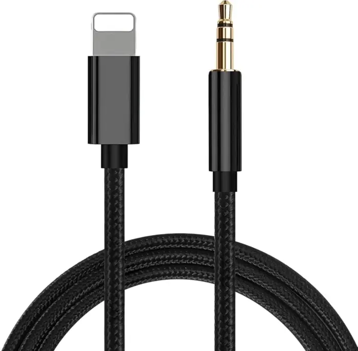 Câble Adaptateur iPhone Lightning vers Jack Aux Male 3.5mm