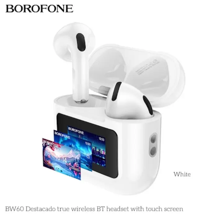 Borofone BW60 Ecouteurs Sans Fil Avec Ecran Tactile LED