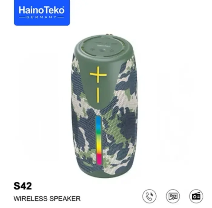 Haino Teko S42 Haut Parleur Bluetooth Sans Fil Vert