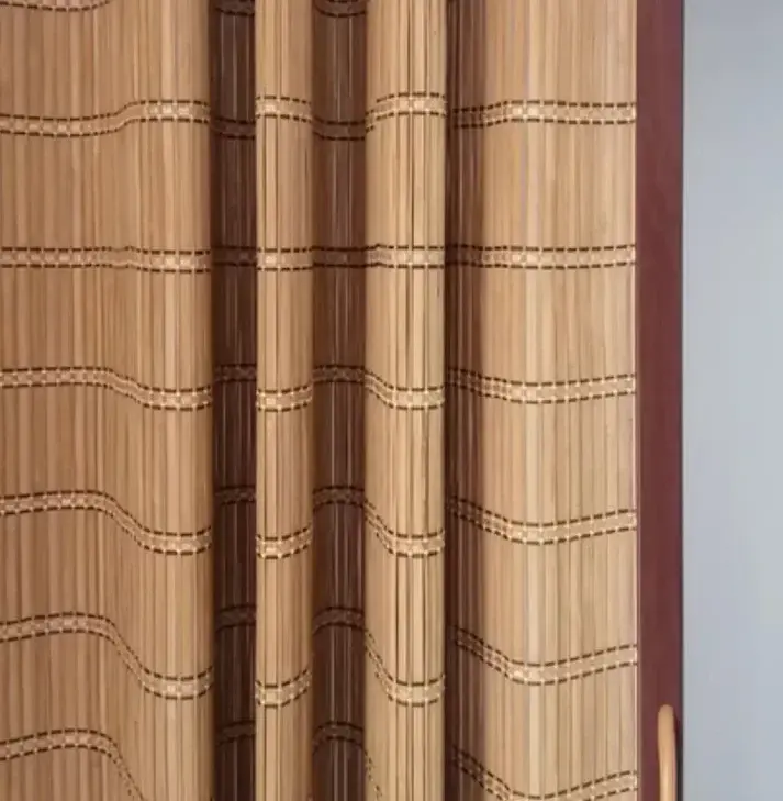 Rideau en Bambou Suspendu - Store de séparation - 120CM X 180CM Marron claire