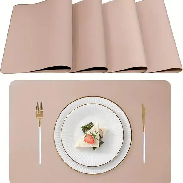 4x set de table en cuir pu NAPPA