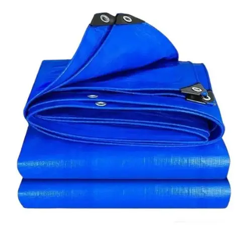 Bache de protection Multiusages, bleu Imperméable avec Œillets, Pour Voitures, Bateaux, Meubles de Jardin, ,Bois, Piscines, Camping ... PVC