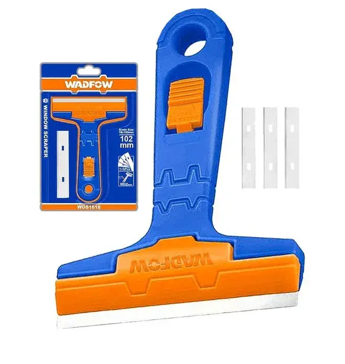 Grattoir vitre et carreau - 10cm + 3 lames gratuits