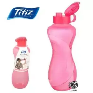 Bouteille D'eau-Sport-En plastique alimentaire-750ml-Rose