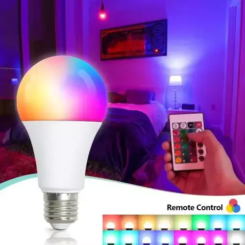 Lampe led- Avec Radio Commande - RGB