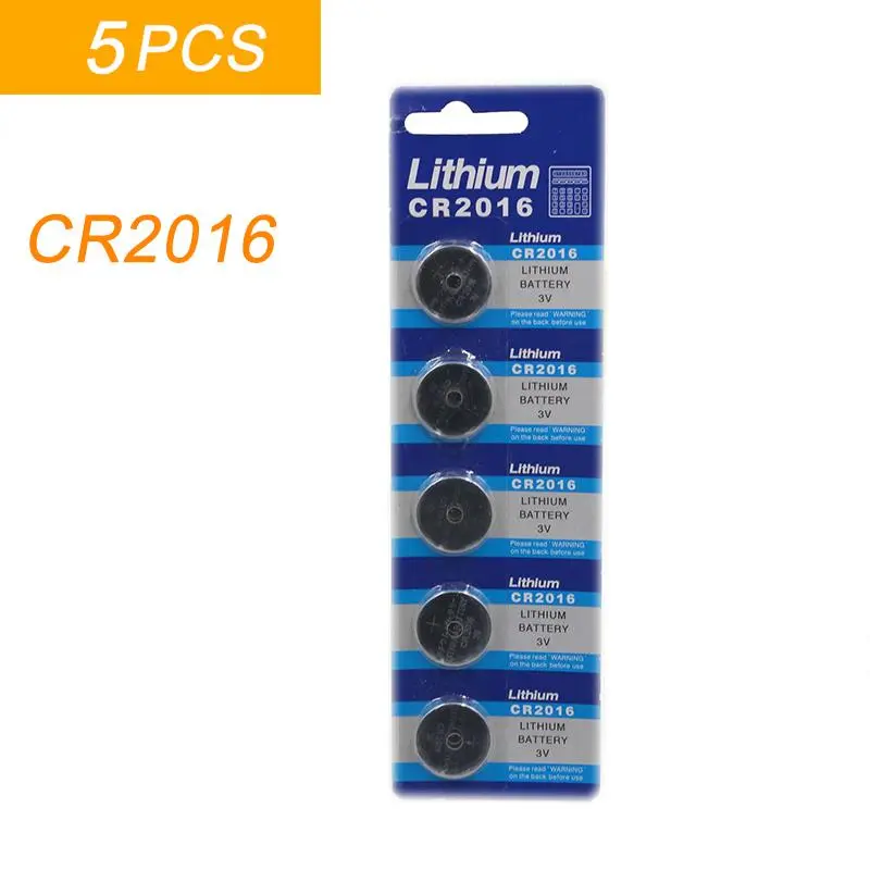 5 pièces lot 1 carte CR2016 3V Lithium li-liom batterie