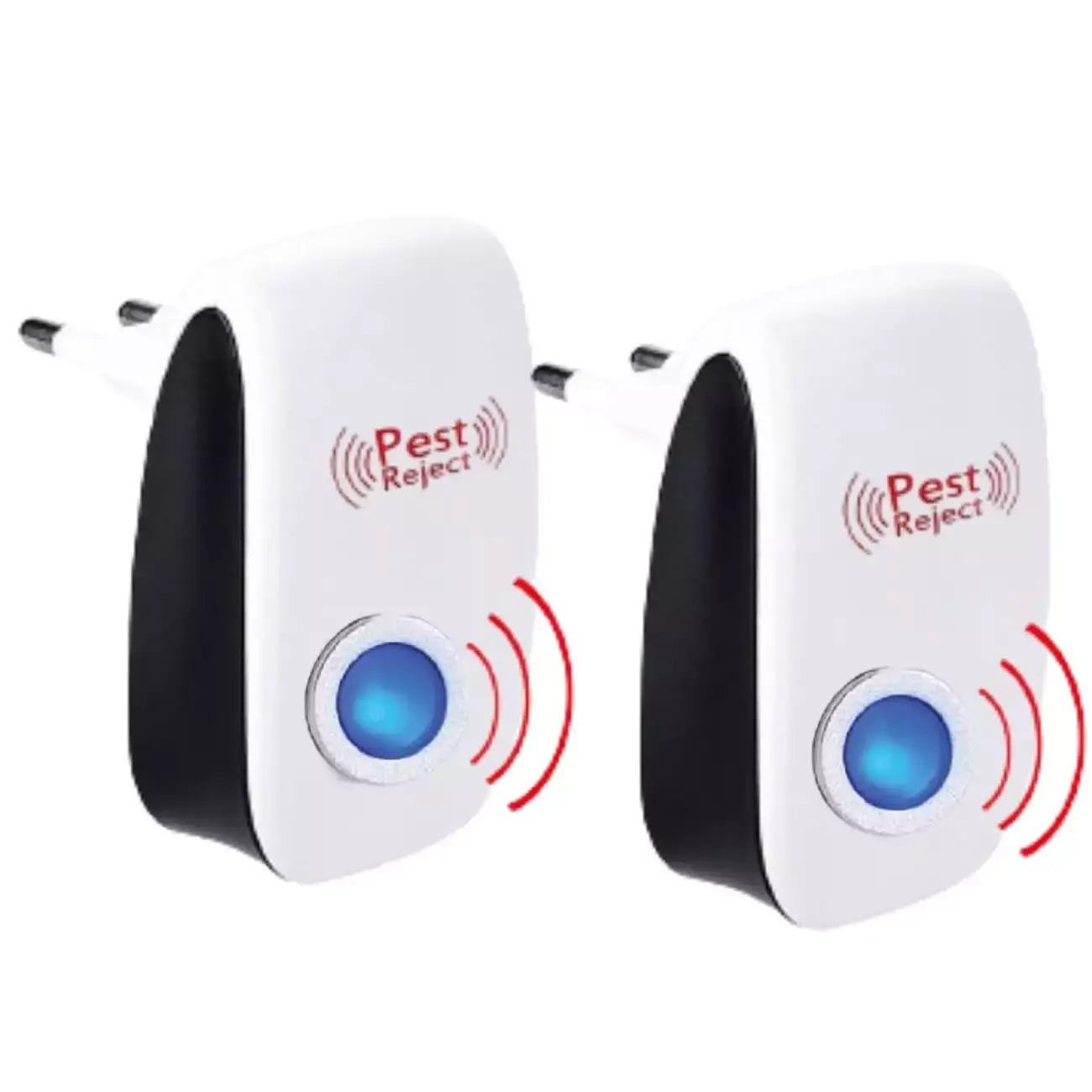 Pack 2 x Appareil Anti-Moustiques - Electronic Ultrasonic Pest - Blanc