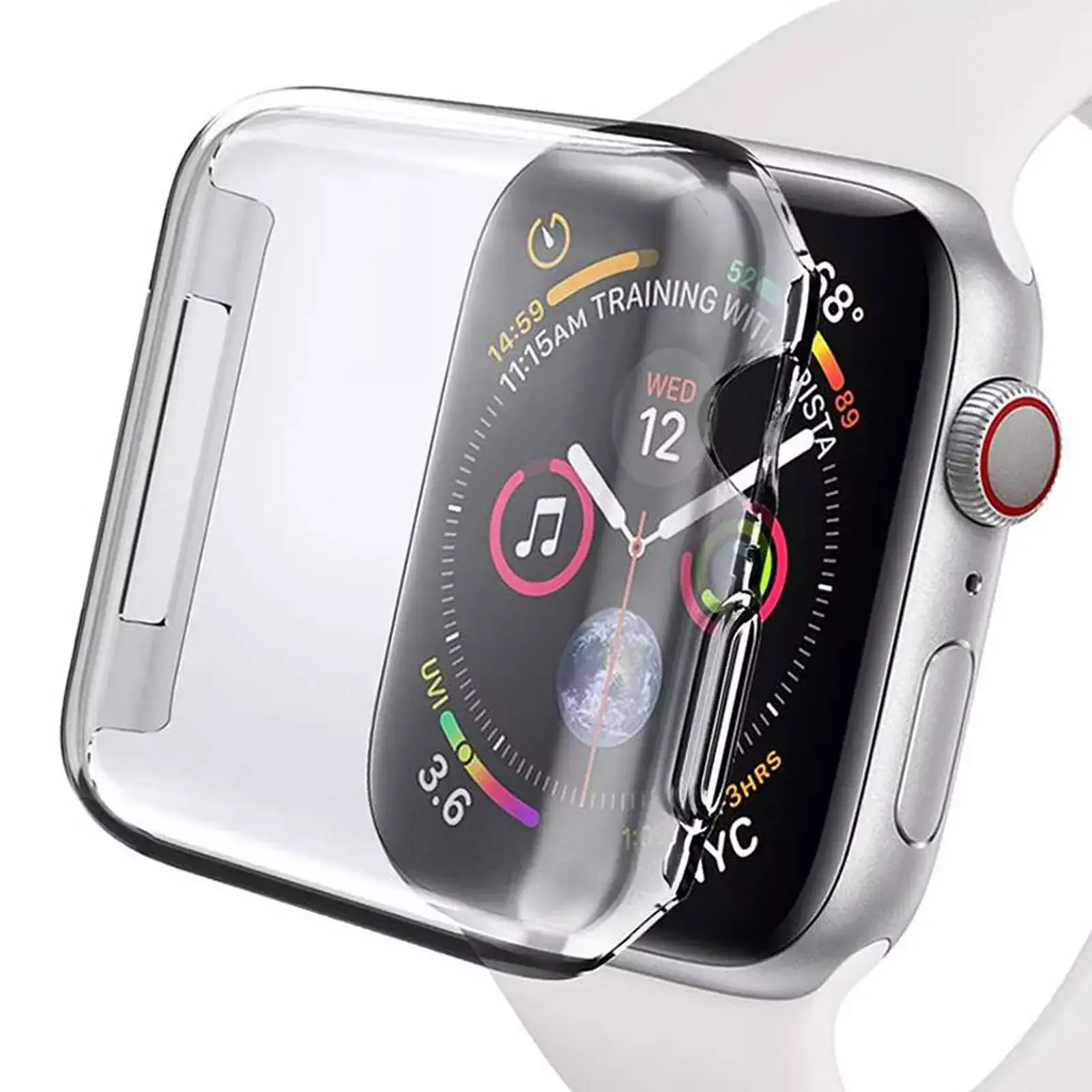 Bracelet + Coque Protection Ecran - Compatible Avec Apple Watch -Boitier 42-44Mm