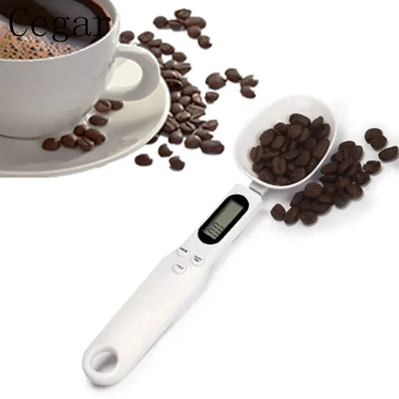 Balance de cuisine numérique portable LCD, cuillère à mesurer, gramme, farine, café et mars, cuillère balance à ,0.1g